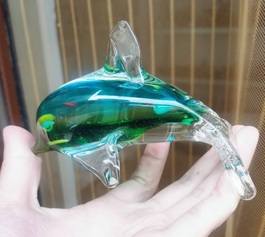 ラリック、イルカのペーパーウェイト、置物 ラリック、イルカのペーパーウェイト、置物 ❣️イルカの